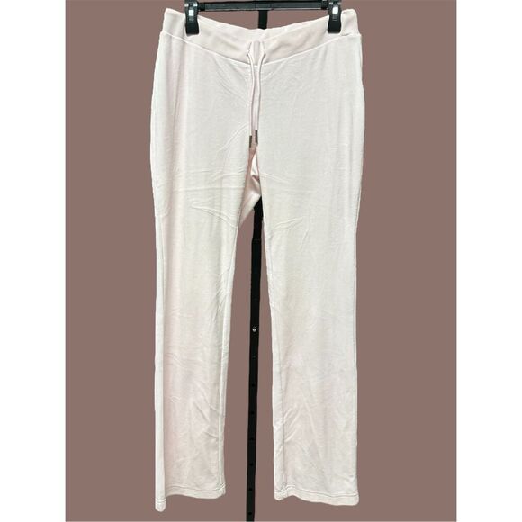 New Juicy Couture OG Big Bling Wide Leg Sweatpants M Soft Glow Pink - Picture 1 of 7